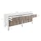 Manhattan Comfort 2-Piece DUMBO  5-Drawer Tall Dresser and DUMBO 6-Drawer Double Low Dresser in White and Grey 2-DB03-WG - alternate 5
